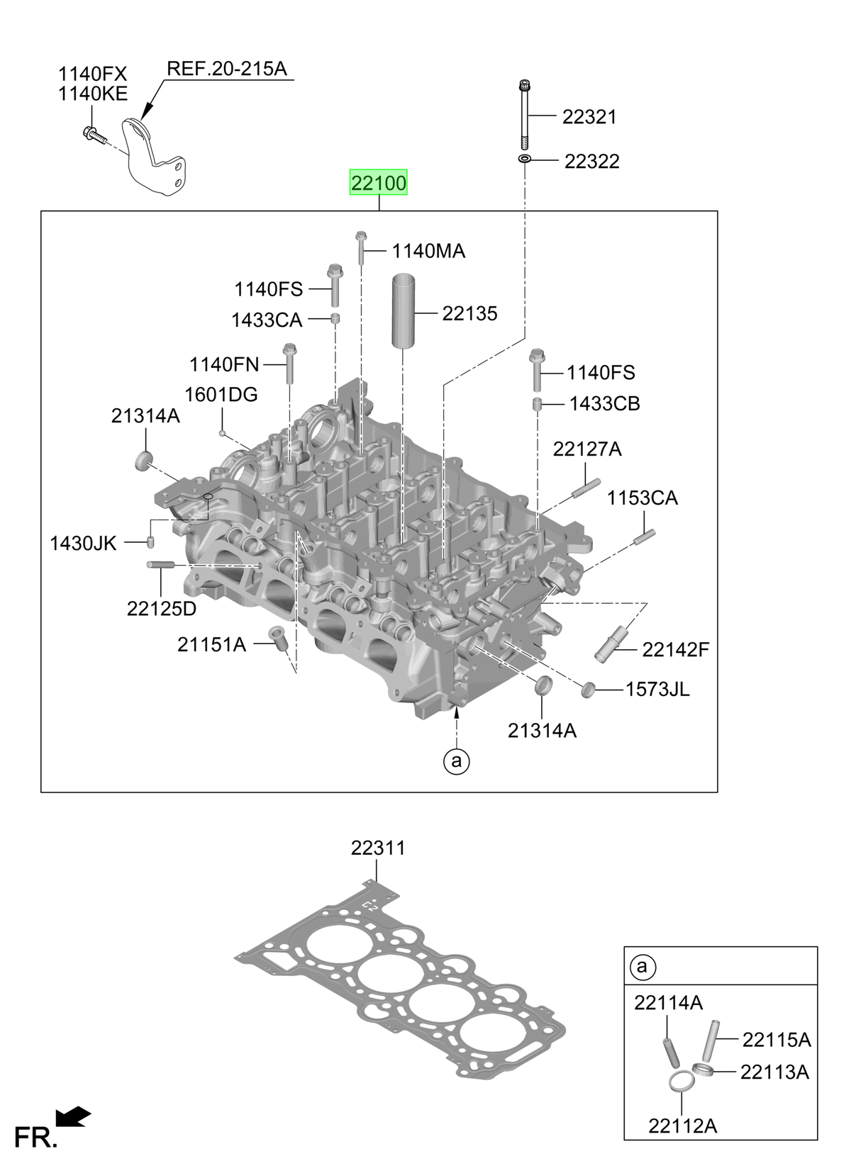 Culata Original Para Hyundai Creta 2021-2025