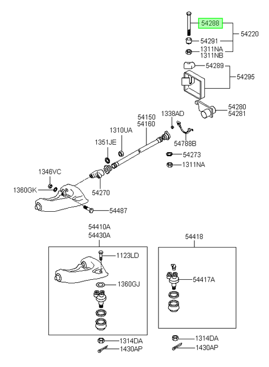 Perno Original Para Hyundai H1 1993-2007