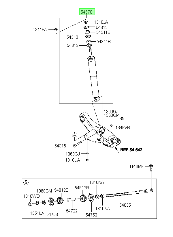 Amortiguador Del. Original Para Hyundai H100 2005-2011