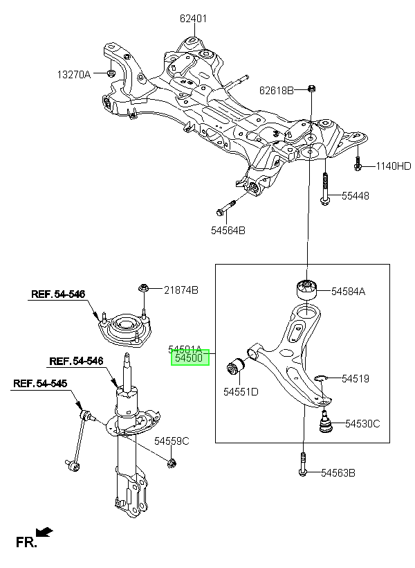 OEM 54500A0000 catalogo