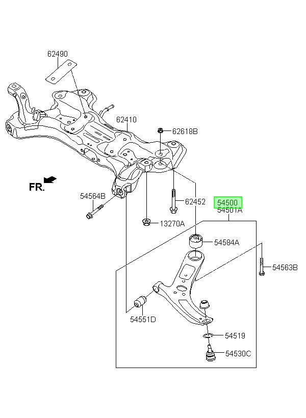OEM 54500D0000 catalogo