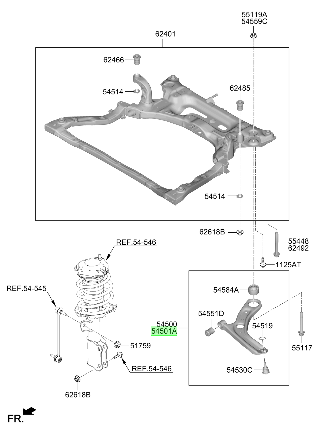OEM 54501AA100 catalogo
