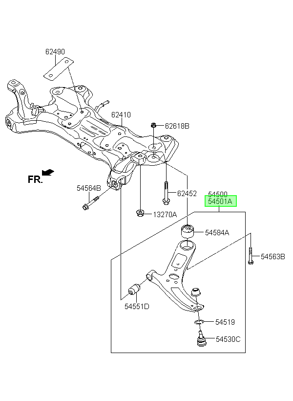 OEM 54501D0000 catalogo