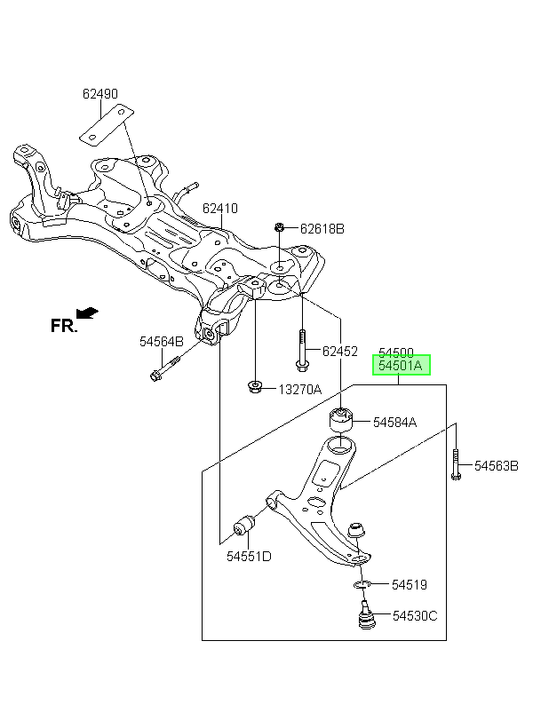 OEM 54501D0000 catalogo