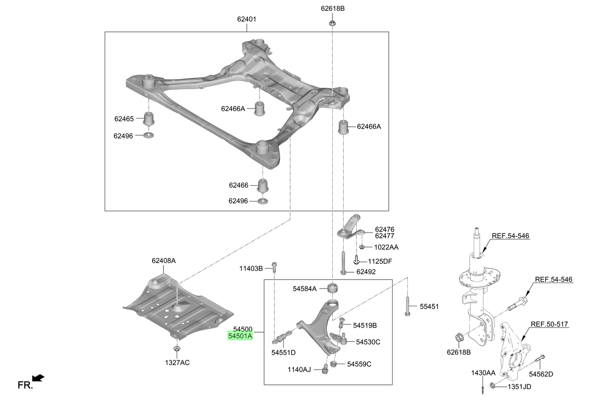 Bandeja Rh Original Para Hyundai Santa Fe 2020-2025