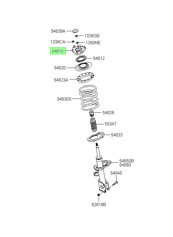 OEM 546102B100 catalogo