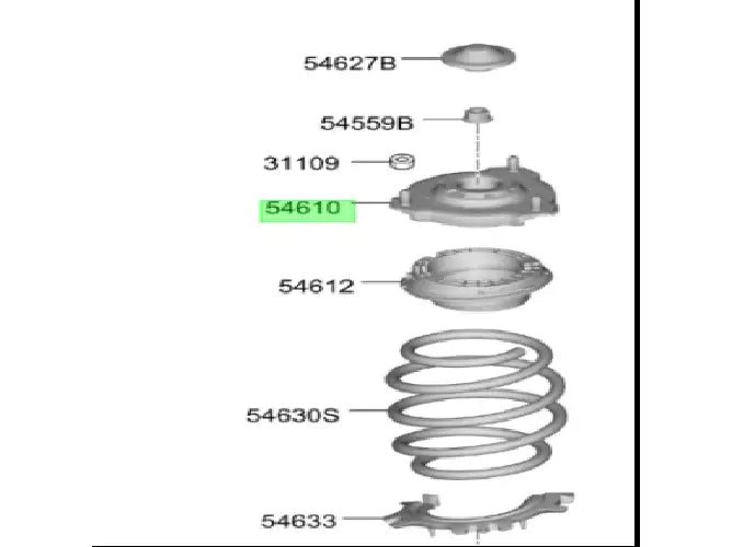 Cazoleta Amortiguador Orig. Para Hyundai Elantra 2020-2025