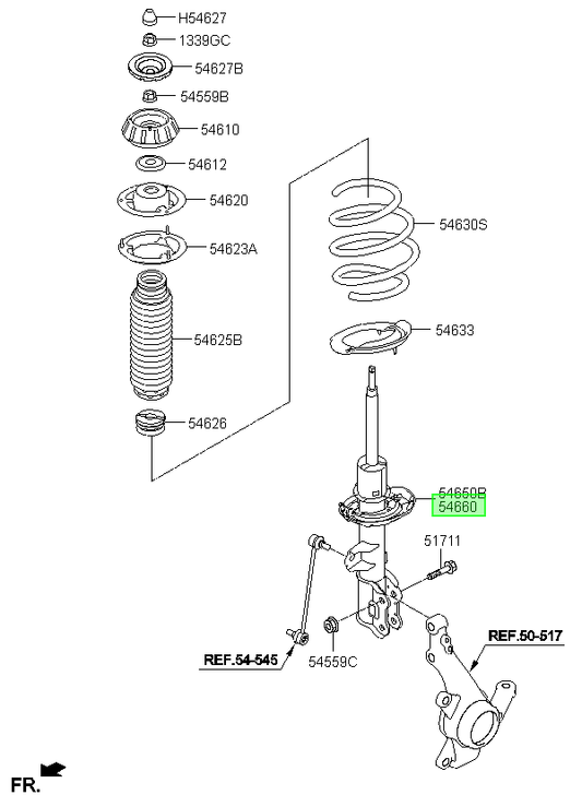 OEM 54660H7100 catalogo