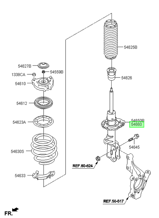 Amortiguador Del. Rh Orig. Para Hyundai Tucson Desde 2015
