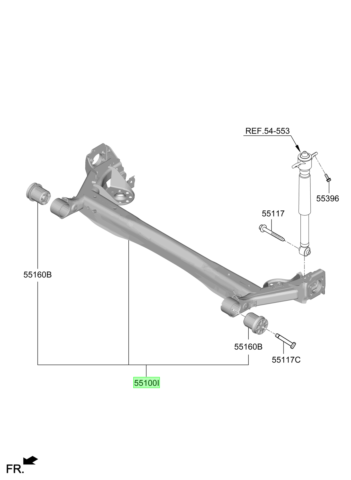 Eje Torsión Original Para Hyundai Accent 2023-2025