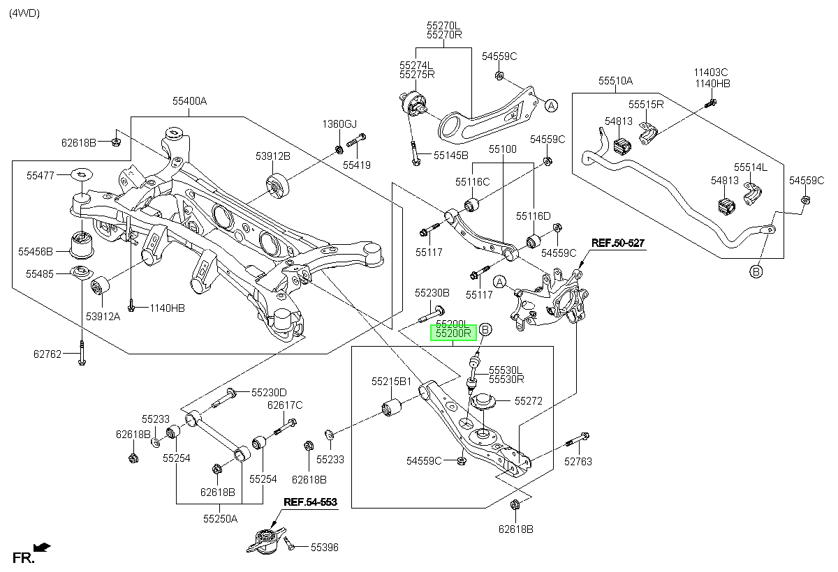 OEM 55220D3000 catalogo