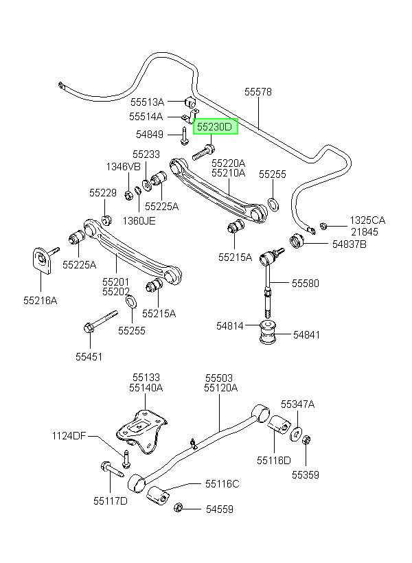 Perno Bandeja Orig. Para Hyundai Sonata 1999-2003