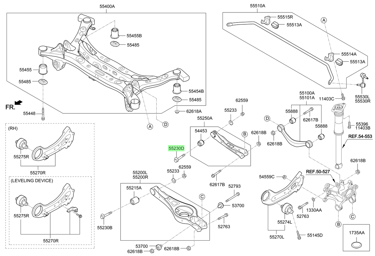 Tornillo Trapecio Original Para Kia Sportage 2010-2025