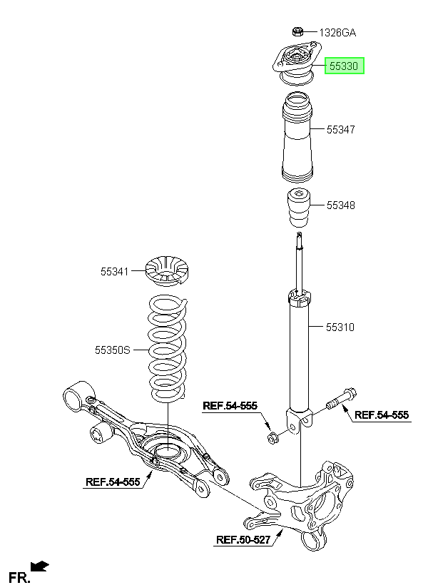 Cazoleta Amortiguador Original Para Kia Sportage 2010-2021