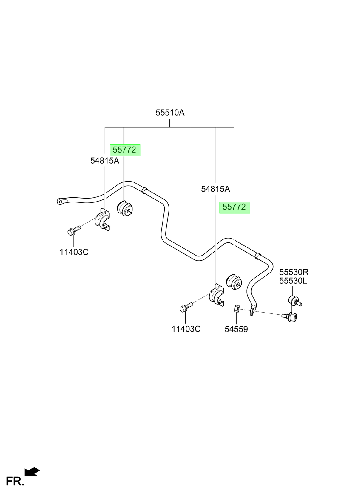 OEM 555134H100 catalogo