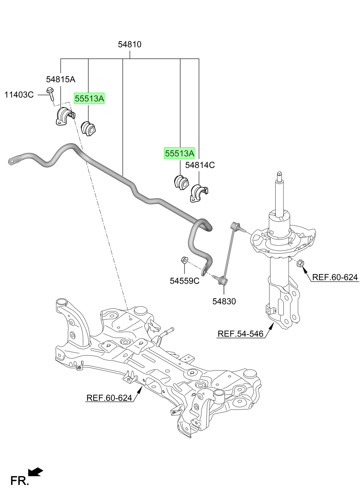 Buje Barra Estab. Original Para Kia Sportage 2015-2025