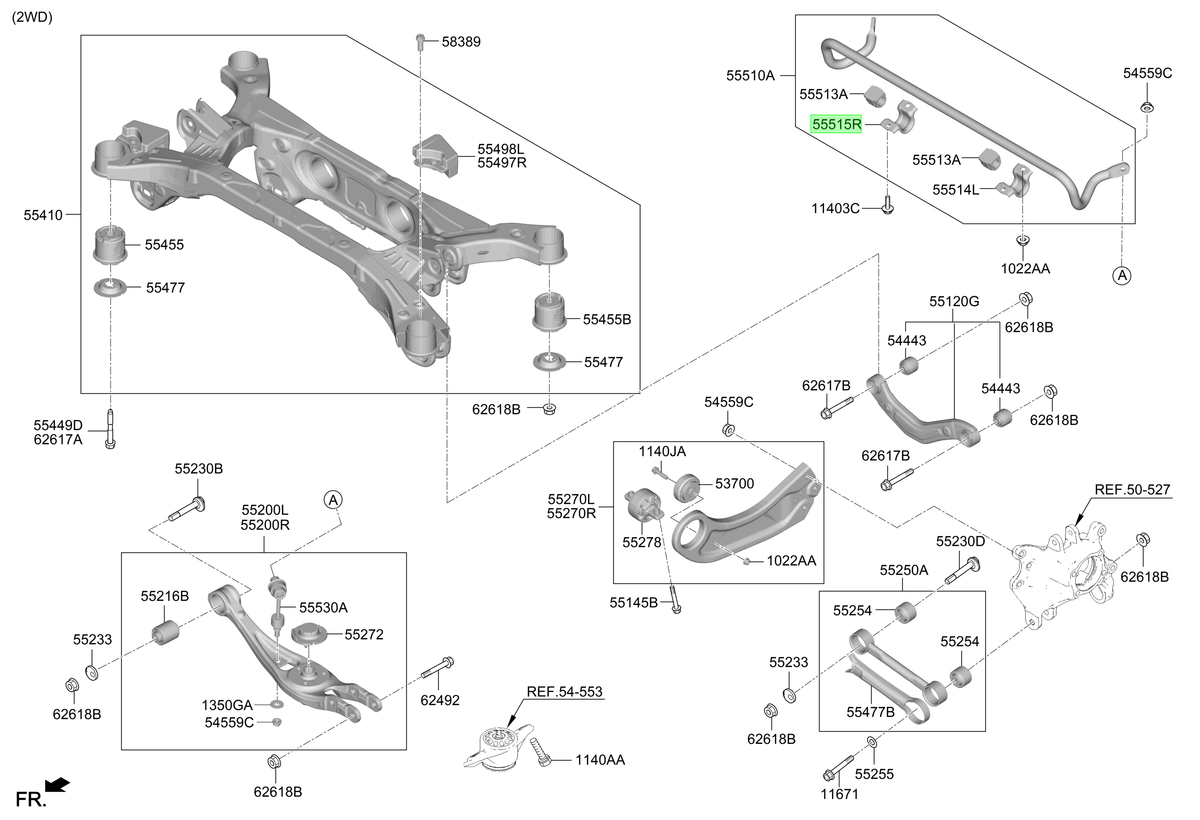 Buje Barra Estab. Tras. Original Para Kia Sorento 2023-2025
