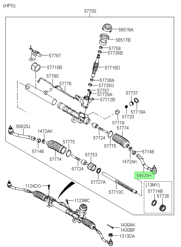 OEM 568202S000 catalogo