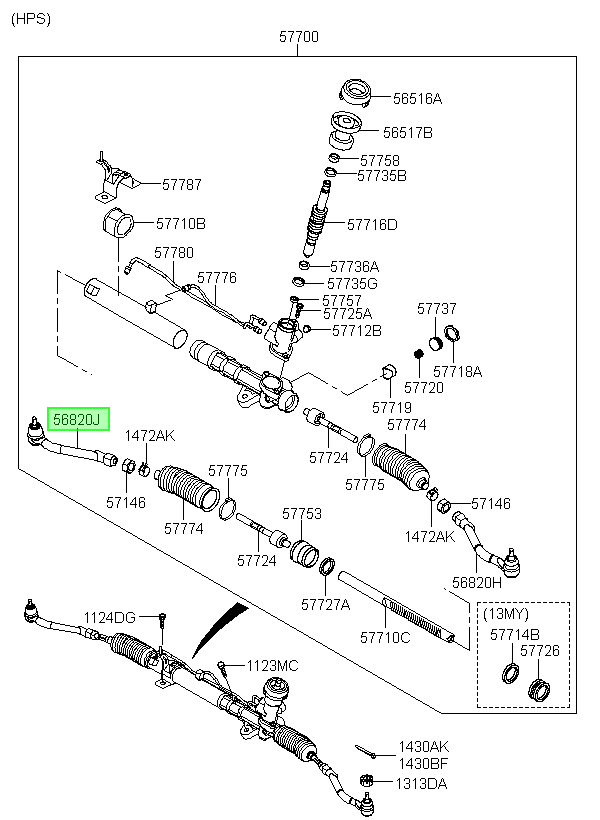 OEM 568202S050 catalogo