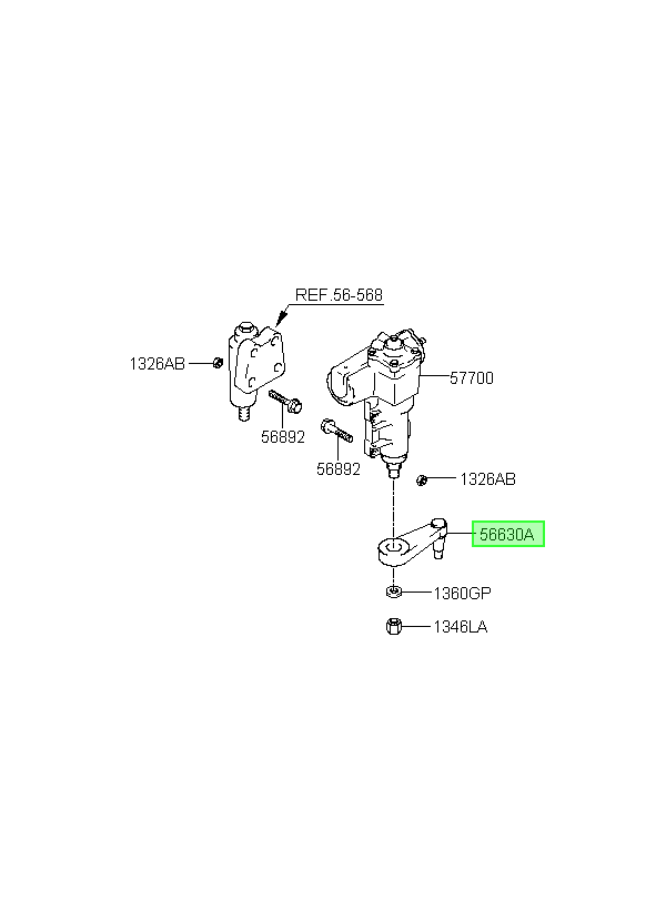 Brazo Original Para Hyundai Terracan 2000-2007