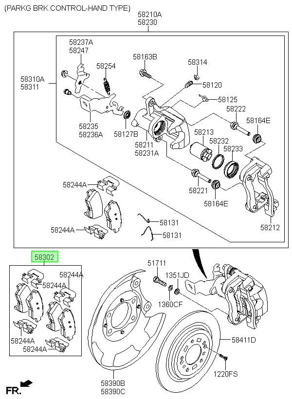 Juego Pastillas Fren Orig. Para Hyundai I30 Desde 2017