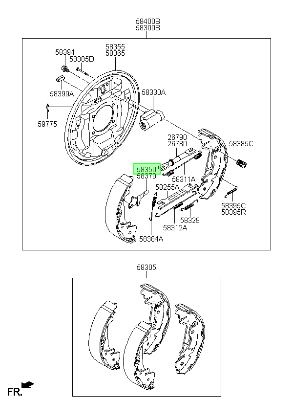 Regulador Freno H-1 Orig. Para Hyundai H1 Desde 2007