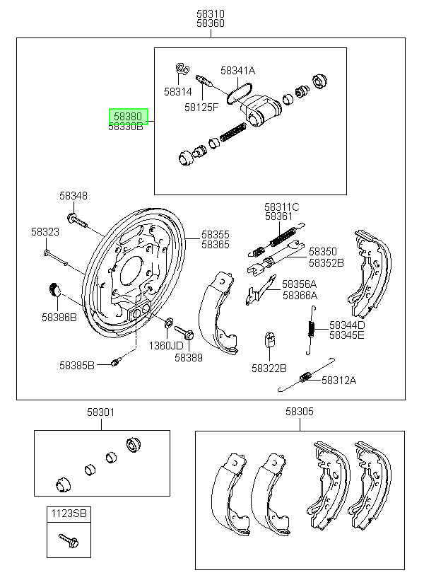 Cilin Fren I10 Tras. Orig. Para Hyundai 2010-2015