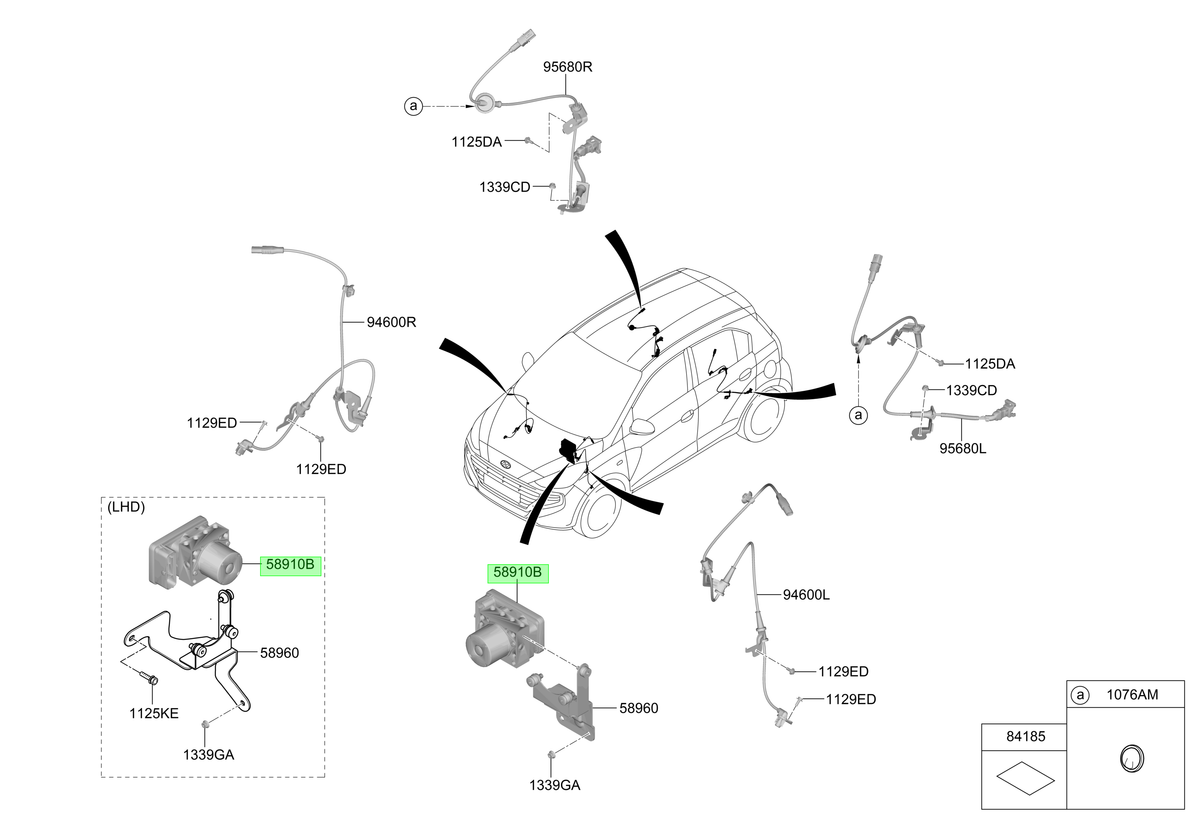 Módulo Abs Original Para Hyundai Atos 2019-2023