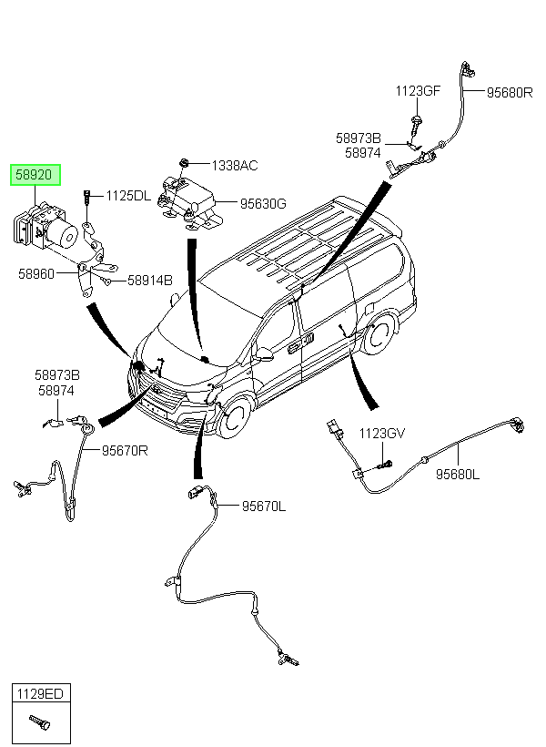 Modulo Abs Orig. Para Hyundai H1 Desde 2007