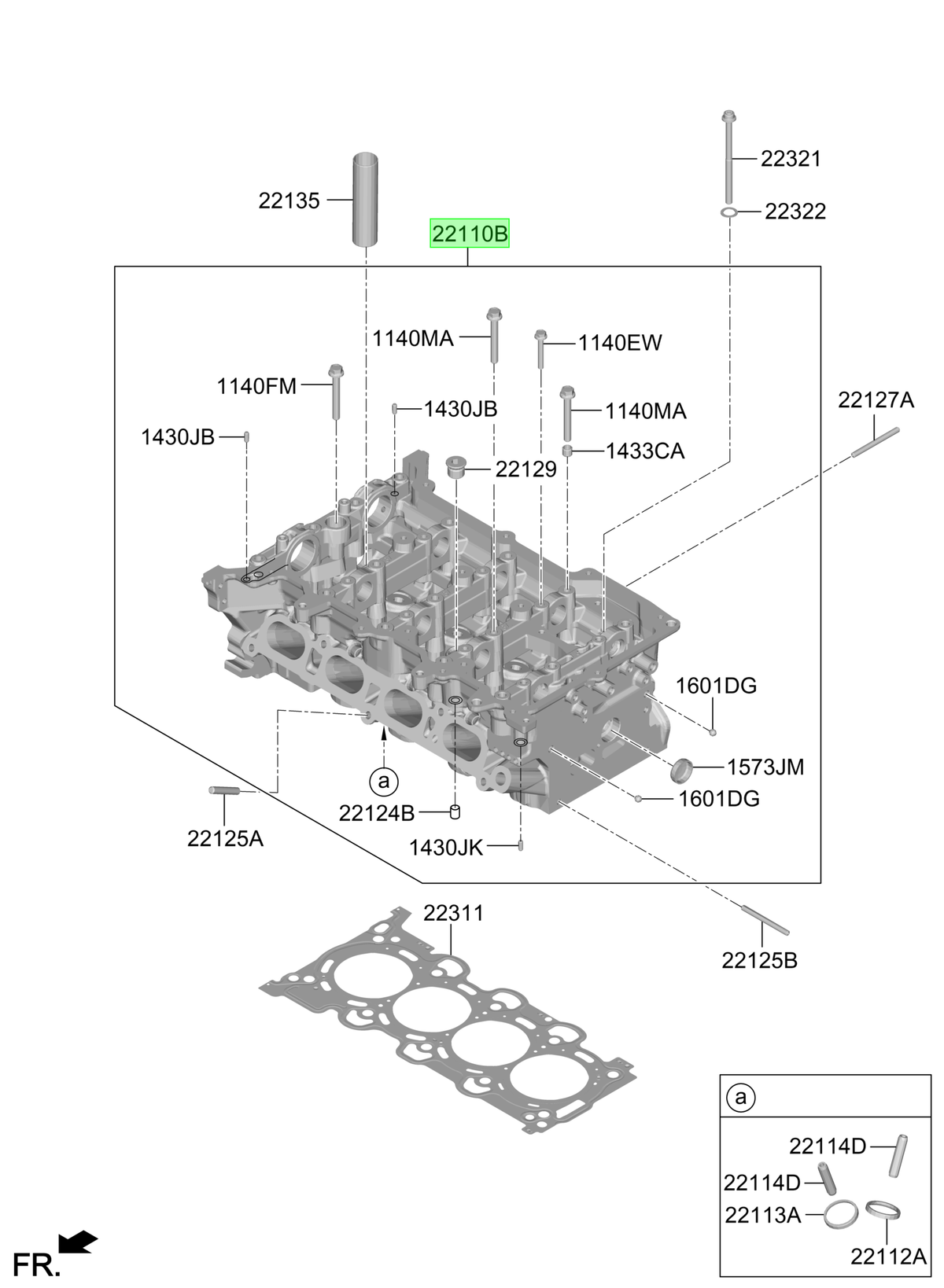 Culata Original Para Hyundai Elantra 2020-2025