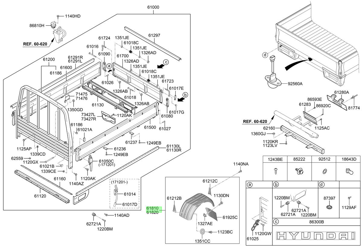 Tapab Original Para Hyundai H1 2003-2017