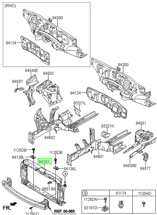 Panel Frontal Orig. Para Hyundai Creta Desde 2016