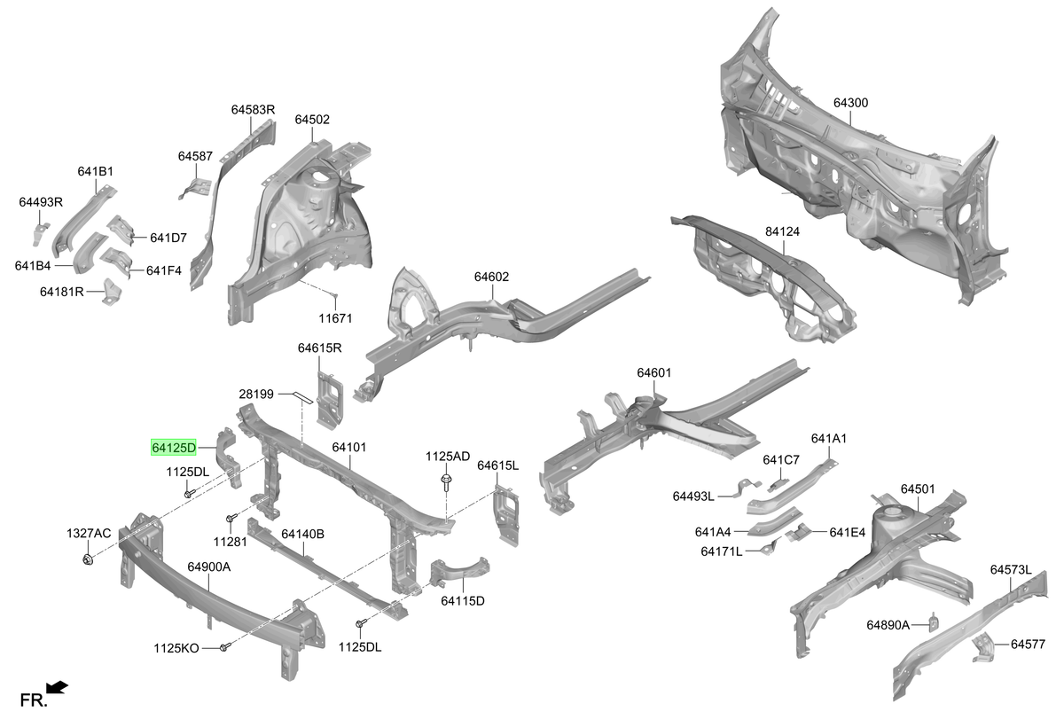 Soporte Óptico Der. Rh Orig. Para Hyundai Elantra 2020-2025