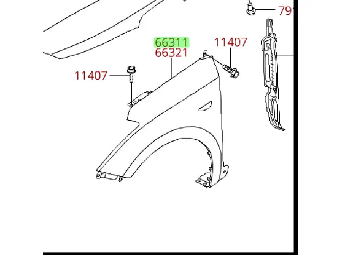 Tabarro Lh Original Para Hyundai I20 2014-2022