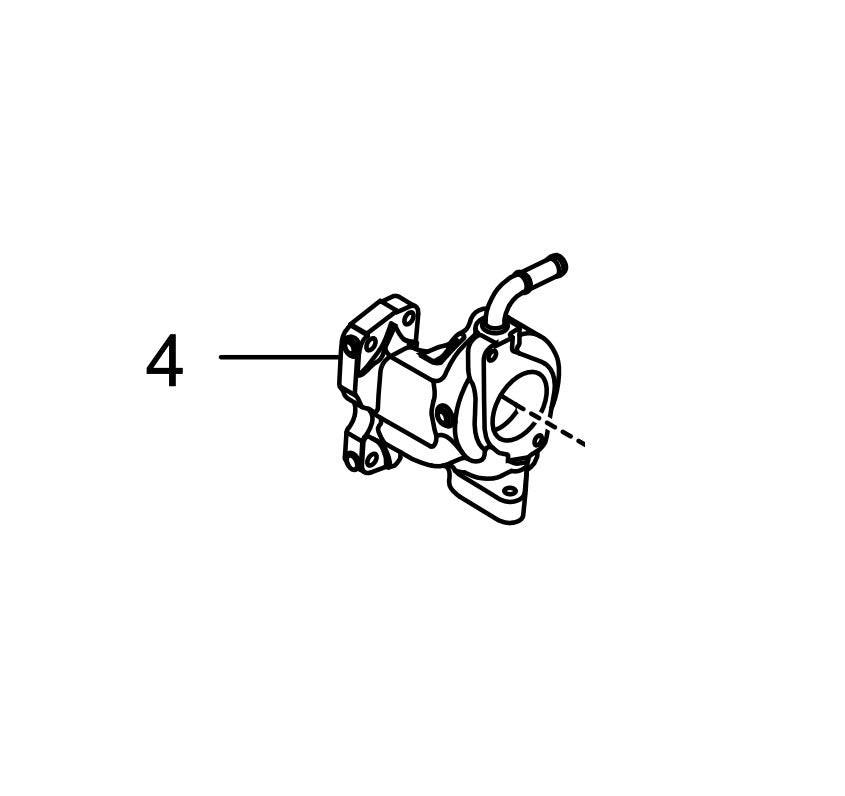 CARCAZA EGR PARA SSANGYONG REXTON/MUSSO 2,2 DESDE 2018