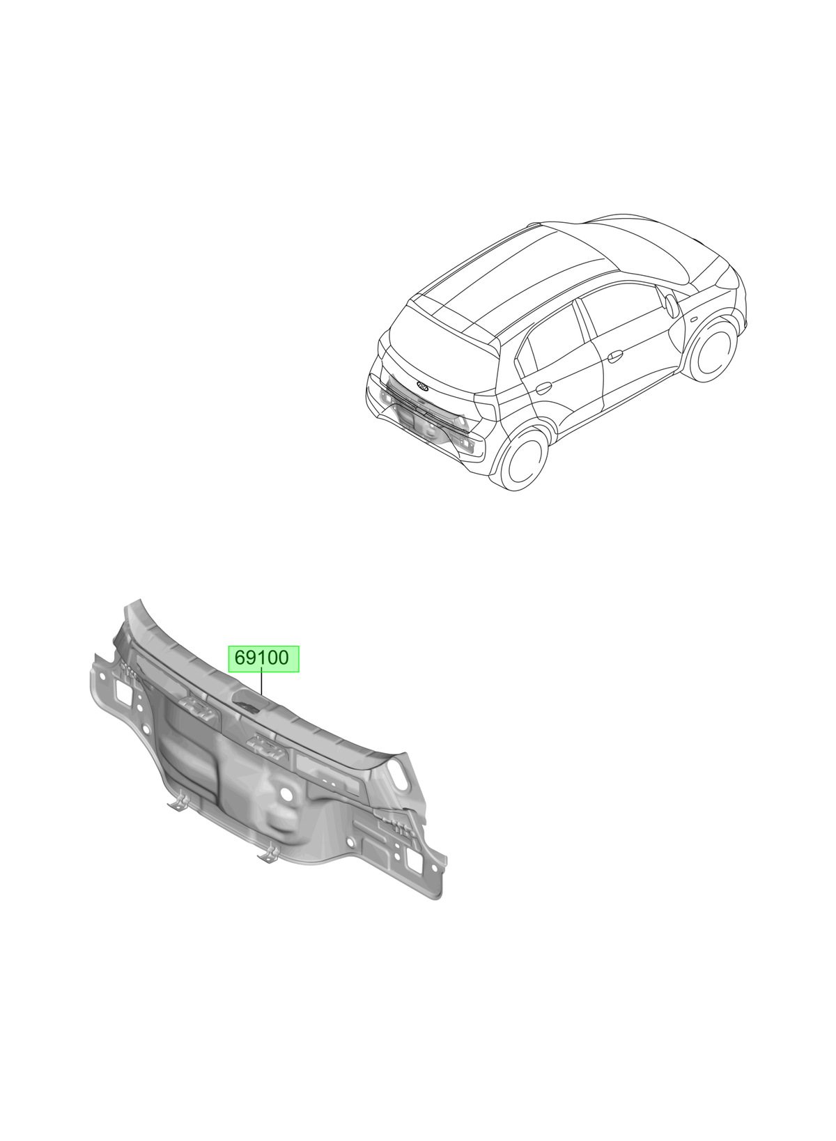 Panel Original Para Hyundai Atos 2019-2023