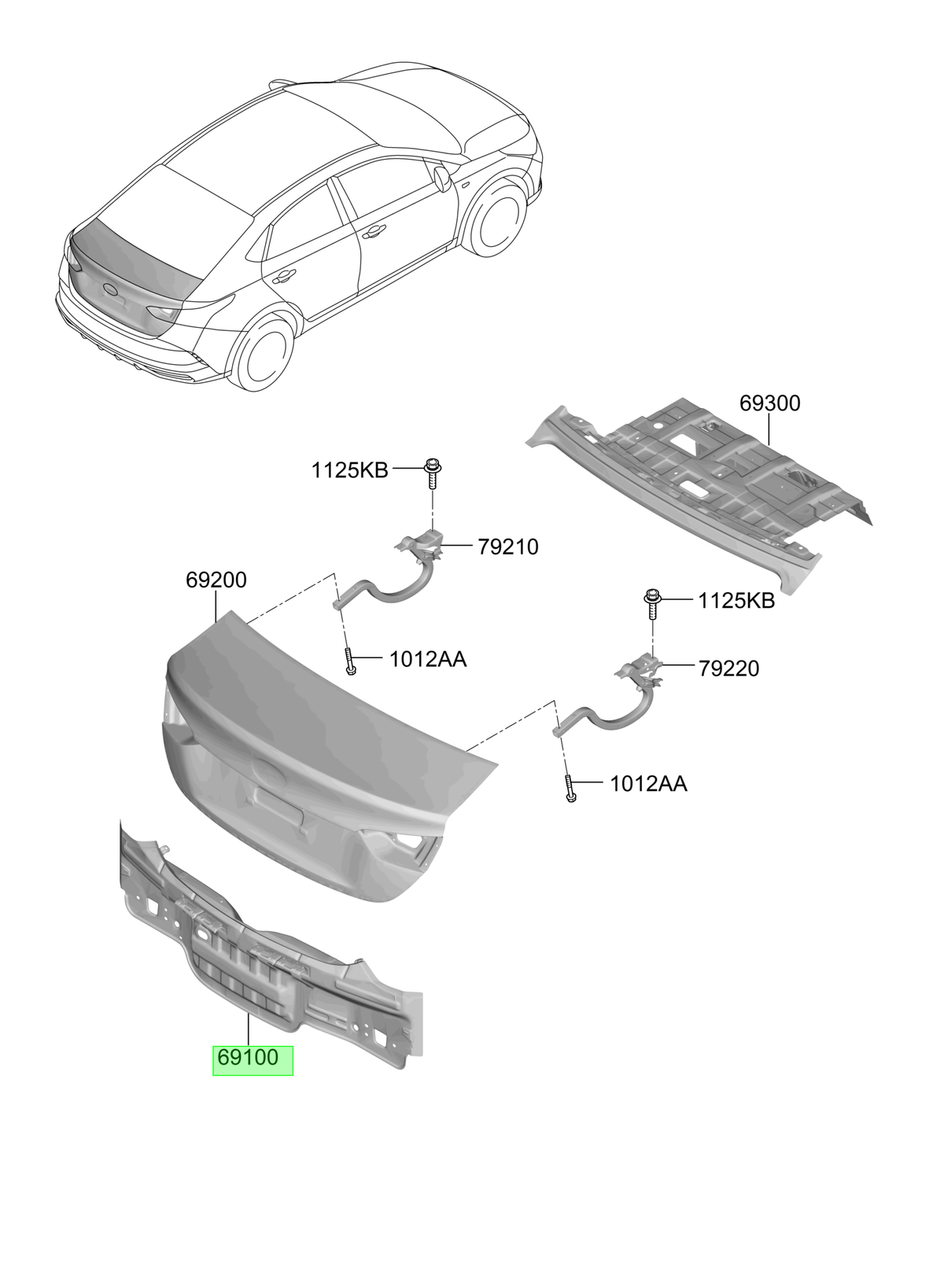 Foco Original Para Hyundai Accent 2017-2024