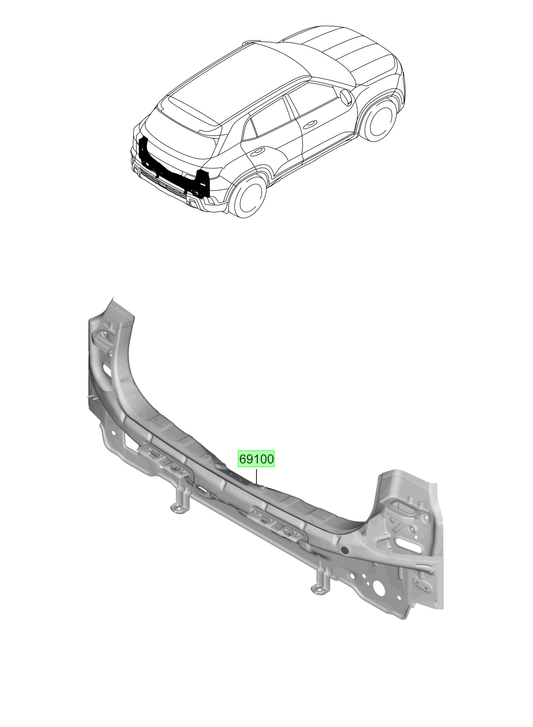 Panel Original Para Hyundai Creta 2024-2025