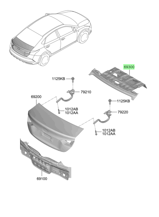 Panel Original Para Hyundai Accent 2017-2024