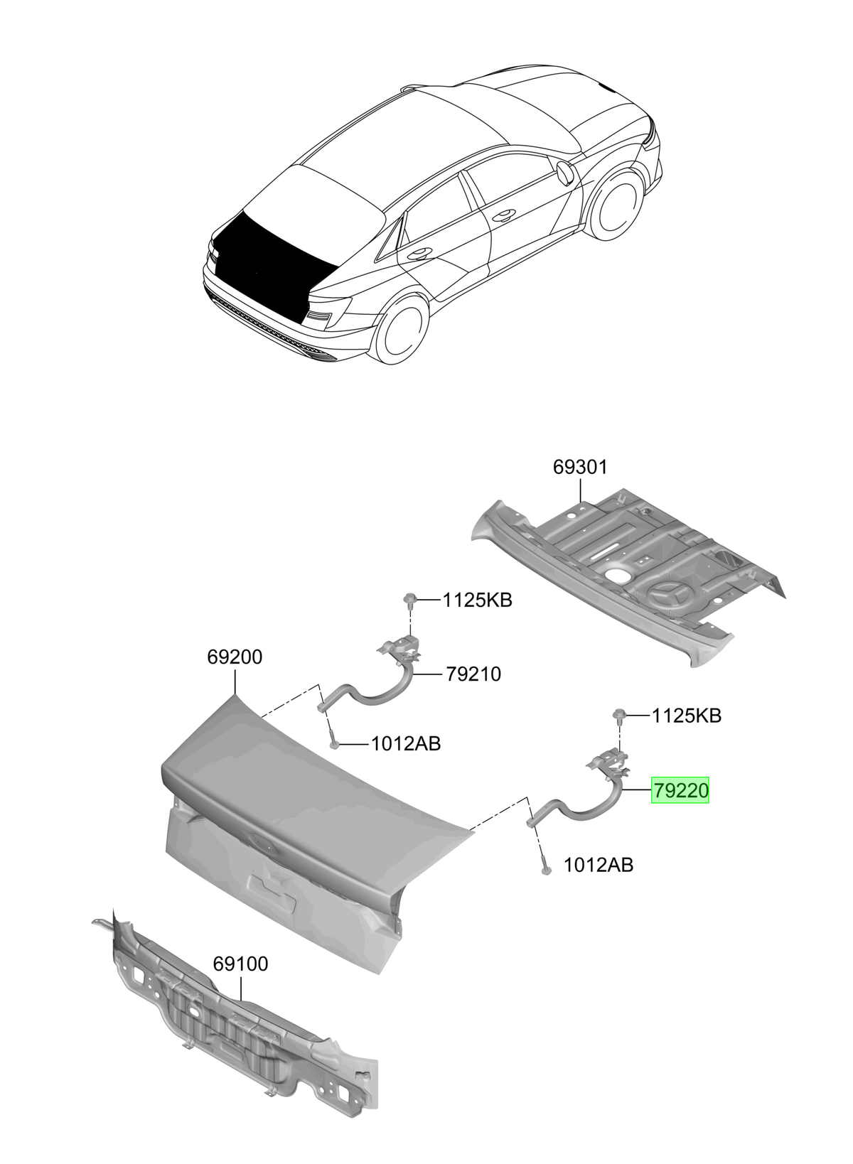 Bisagra Rh Original Para Hyundai Accent 2023-2025
