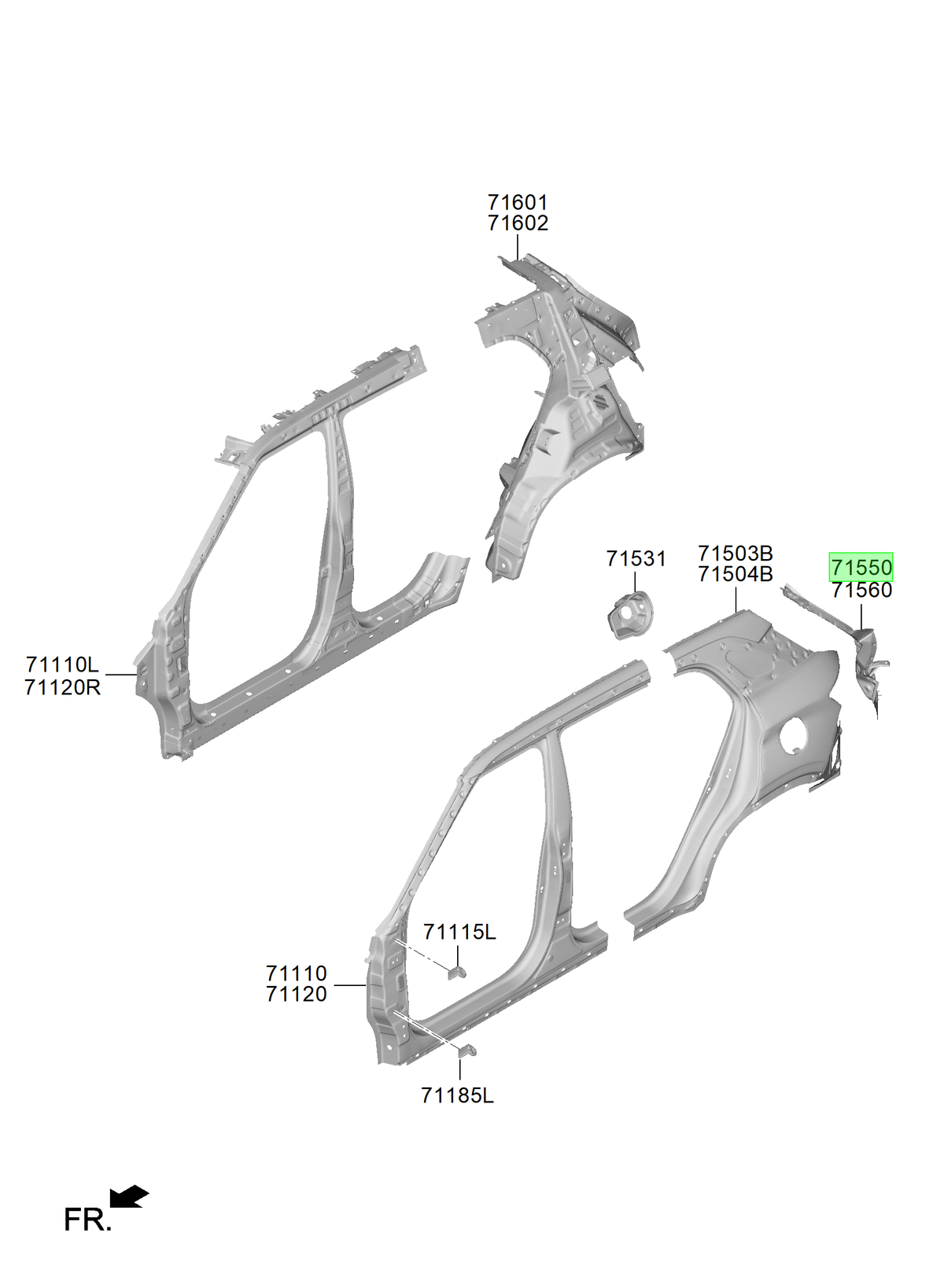 Extension Original Para Hyundai Creta 2024-2025