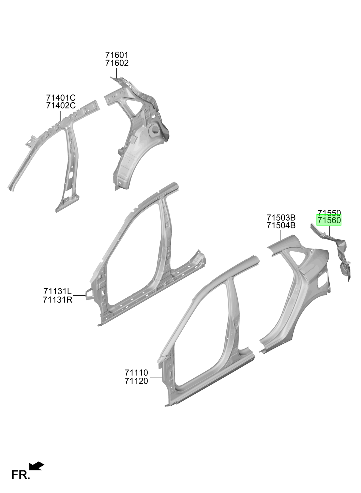 Foco Original Para Hyundai I20 2020-2025