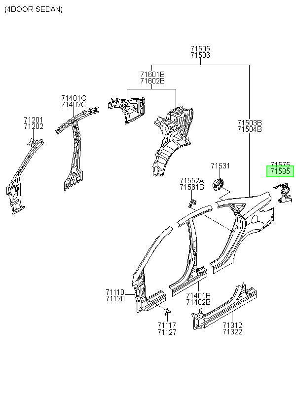 Porta Foco Dh Orig. Para Hyundai Accent Desde 2011