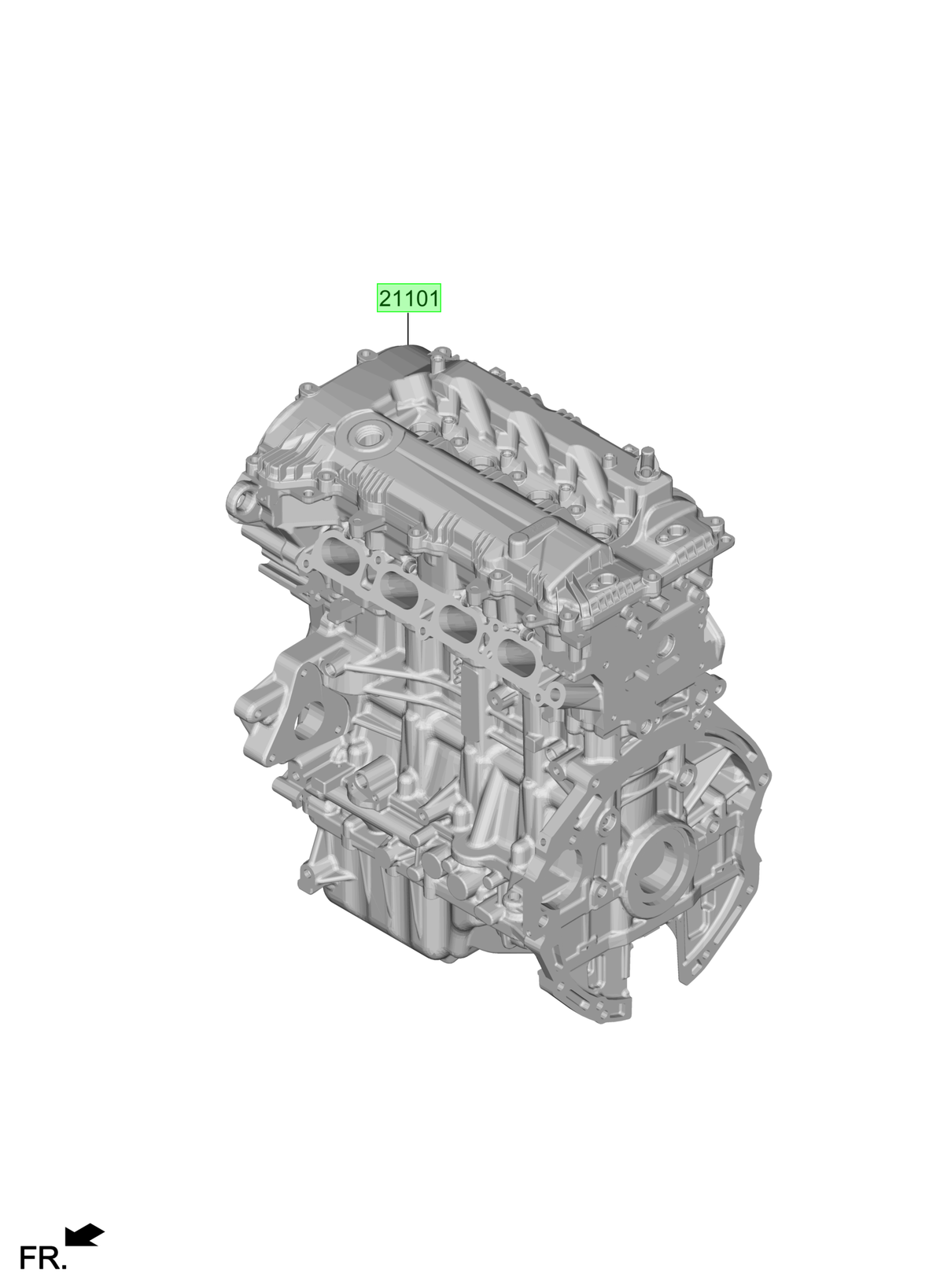 Motor Completo Original Para Hyundai Creta 2020-2025