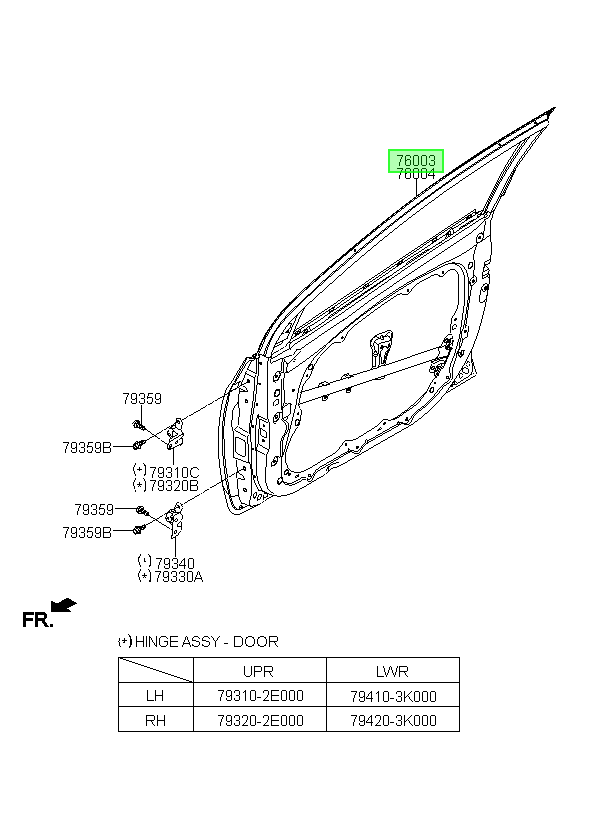 Puerta Del Del. Lh Orig. Para Hyundai I30 2013-2017