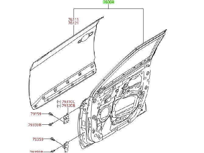 Pta Del Der Orig.para Hyundai Creta 2015-2021