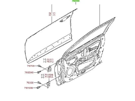 Pta Del Der Para Hyundai I20 Orig.2018-2022 Para Pintar