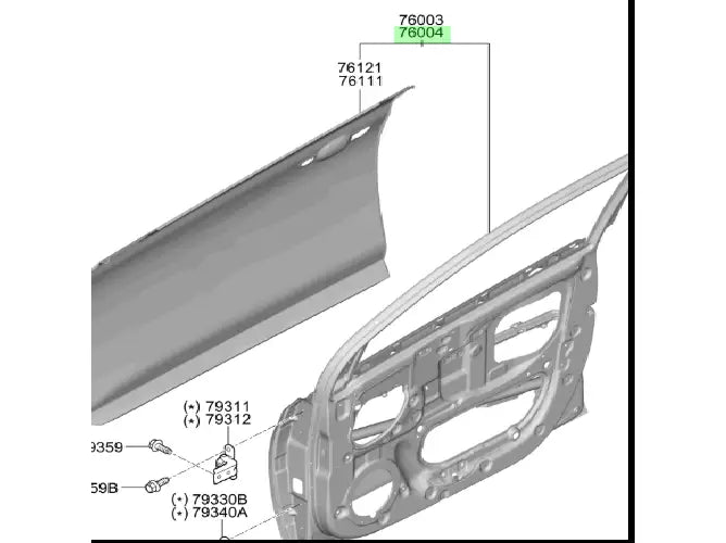 Puerta Original Para Hyundai Accent 2017-2024