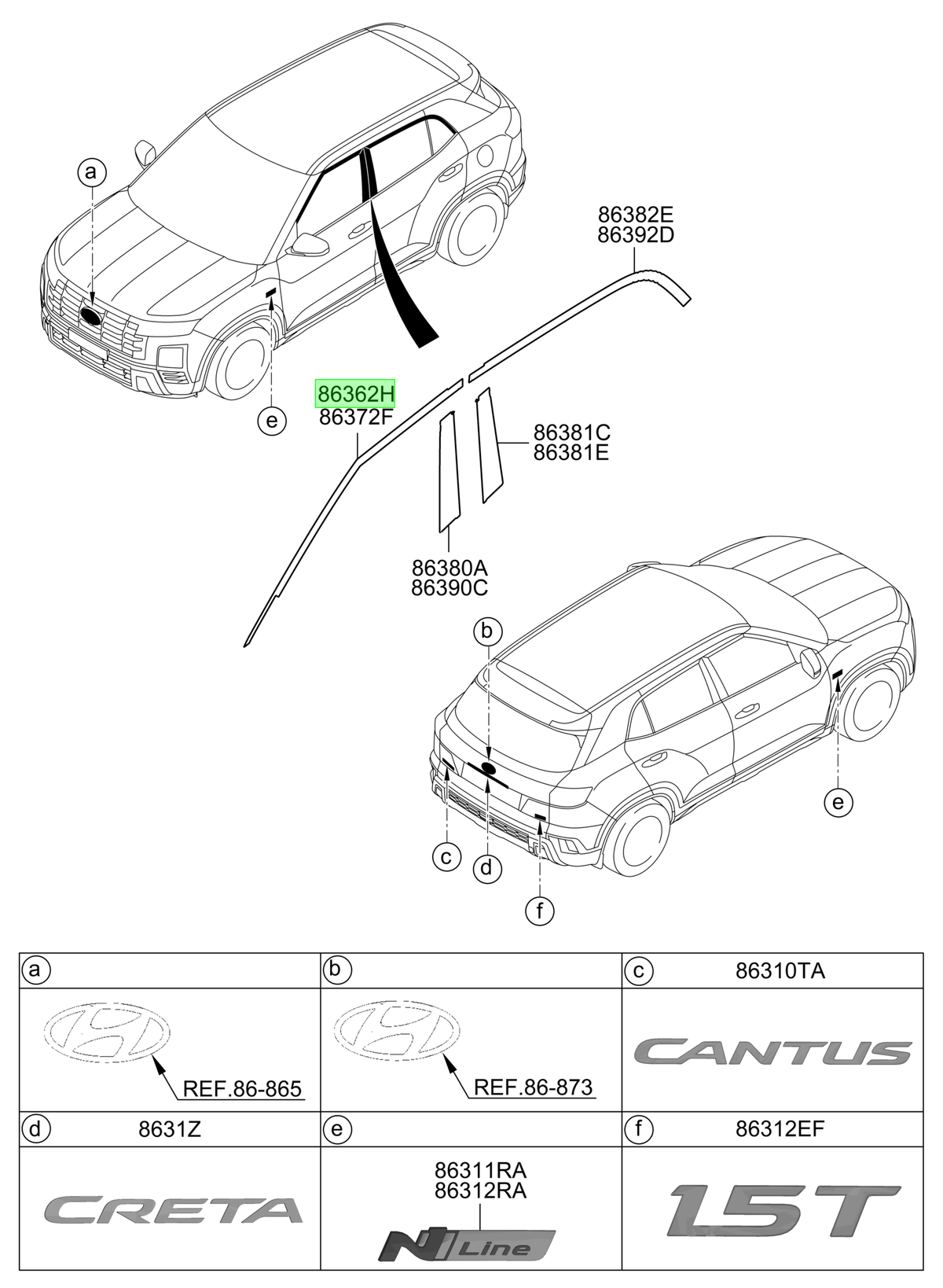 Autoadhesivo Marco Del. Izq. Lh Original Para Hyundai Creta