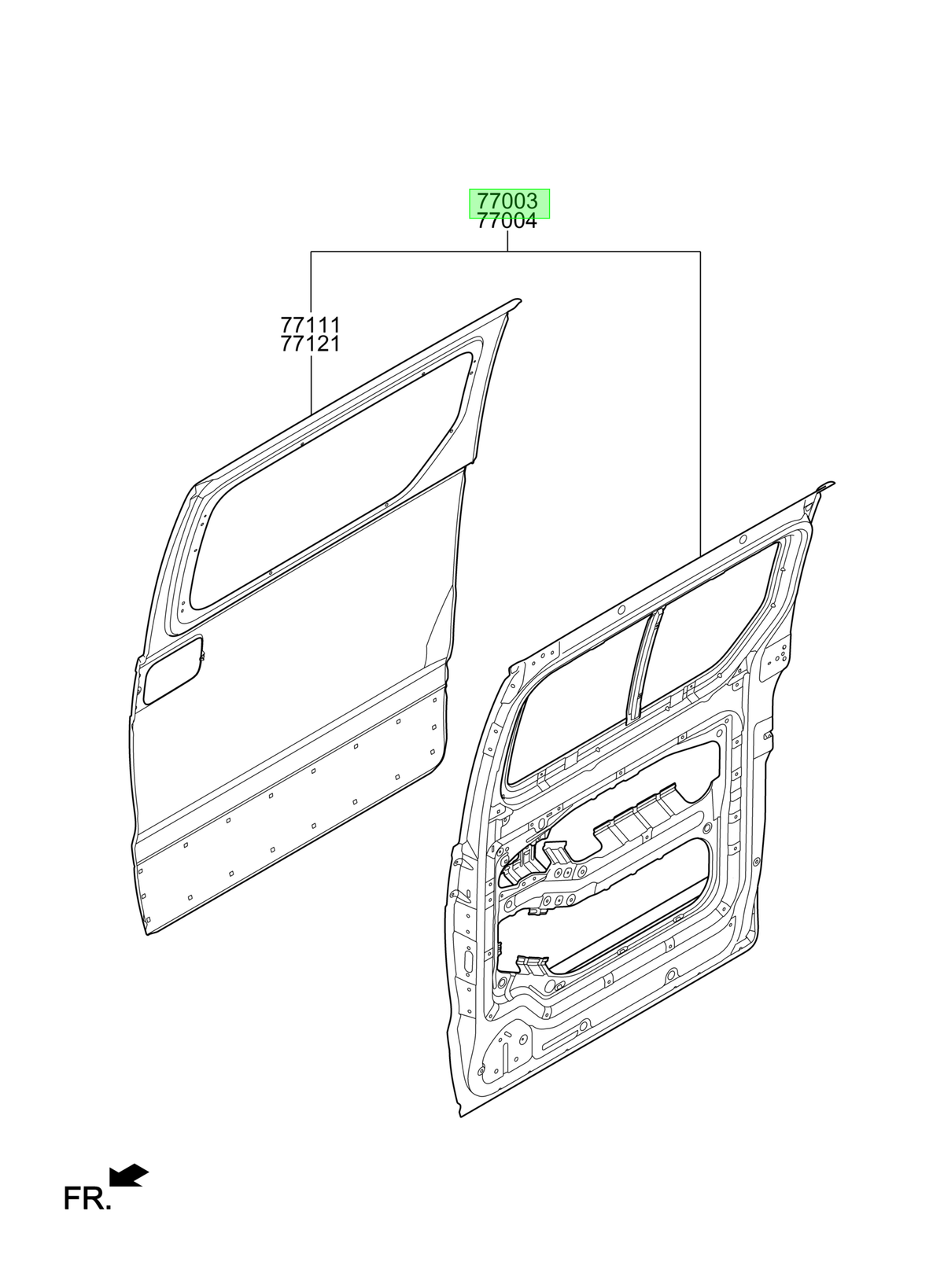 Puerta Original Para Hyundai H1 2007-2022